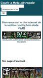 Mobile Screenshot of courirametzmetropole.org