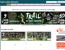 Tablet Screenshot of courirametzmetropole.org